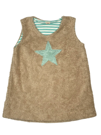 Kids' Star Dress made from Organic Cotton Plush – Cuddly, Skin-friendly, Sustainable — Ansicht 1