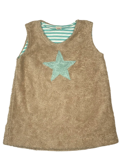 Kinderkleid Stern aus Bio-Baumwollplüsch – Kuschelig, Hautfreundlich, Nachhaltig
