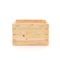 Helle Holzkiste Großformat 50×40×30 cm – Unbehandelt Massivholz — Ansicht 2