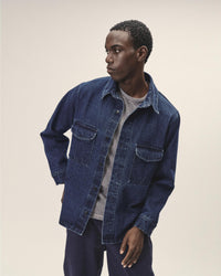 Denim Overshirt 13.75 oz Organic Cotton | Handcrafted Portugal — Ansicht 1