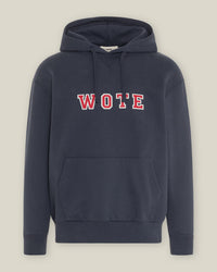 WOTE Logo Hoodie Organic Cotton Oversized College Patches — Ansicht 6