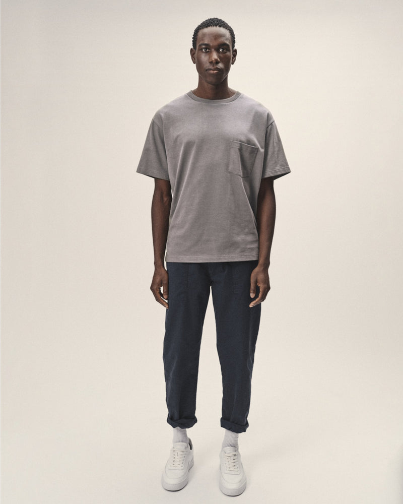 Oversized T-Shirt mit Brusttasche – Bio-Baumwolle, GOTS-zertifiziert — Ansicht 7