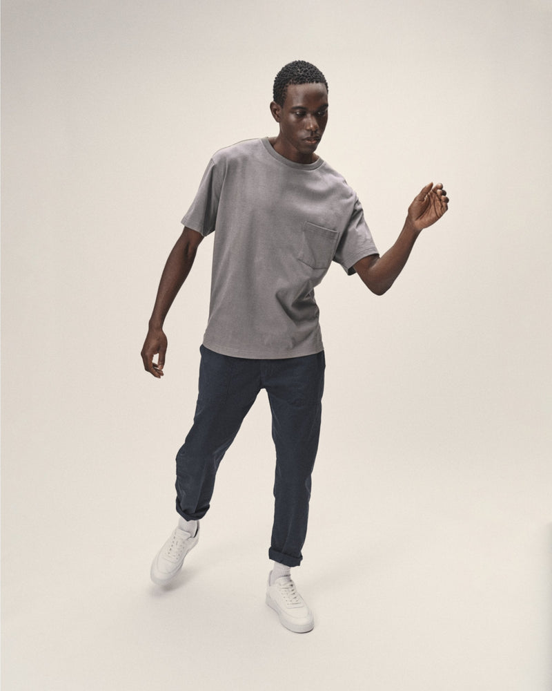 Oversized T-Shirt mit Brusttasche – Bio-Baumwolle, GOTS-zertifiziert — Ansicht 6