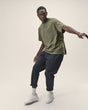 Oversized T-Shirt mit Brusttasche – Bio-Baumwolle, GOTS-zertifiziert