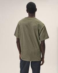 Oversized T-Shirt mit Brusttasche – Bio-Baumwolle, GOTS-zertifiziert — Ansicht 2