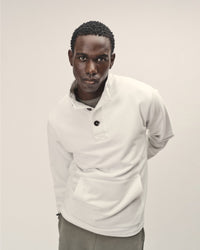 Men's Stand-Up Collar Sweatshirt Organic Cotton – Fairly produced Portugal — Ansicht 2