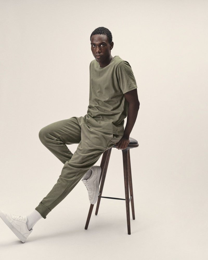 Men's organic cotton sweatpants – relaxed fit | GOTS-certified | fairly produced in Portugal — Ansicht 2