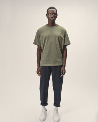 Herren Utility Twill Pants in Dunkelblau, Frontansicht, Ganzkörper