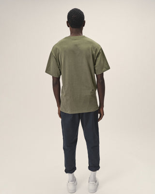 Herren Utility Twill Pants in Dunkelblau, Rückenansicht