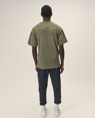 Herren Utility Twill Pants in Dunkelblau, Rückenansicht