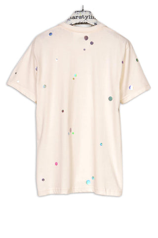 Starstyling Holo Dots T-Shirt – Unisex | Holographic Dots | Relaxed Fit