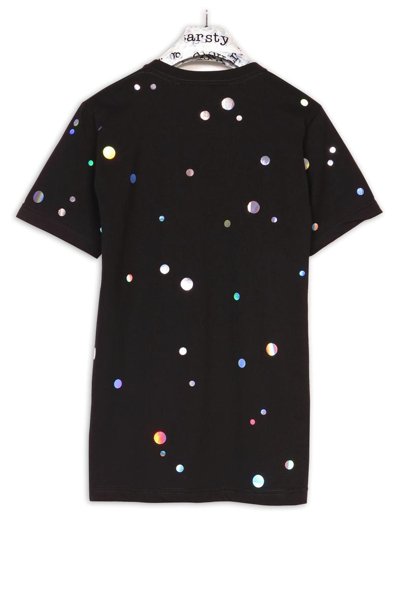 Starstyling Holo Dots T-Shirt Unisex holografischer Druck Relaxed Fit — Ansicht 5