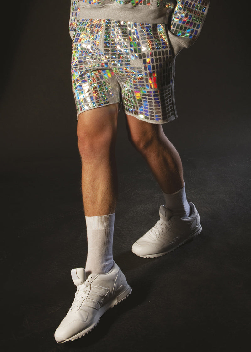 Pills Allover Shorts – Unisex | Shiny Foil | Comfy Fit — Ansicht 4