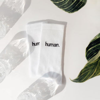 human. Statement Socken