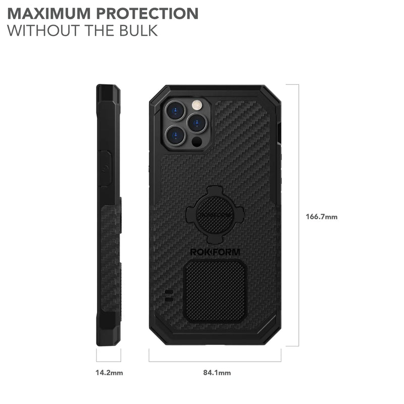 Rokform iPhone 12 Pro Max Rugged Case Military-Grade Magnetic Mountable Protection — Ansicht 12