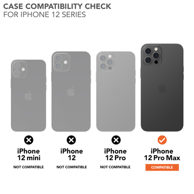 Rokform iPhone 12 Pro Max Rugged Case Military-Grade Magnetic Mountable Protection