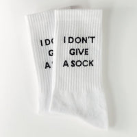 I don't give a Sock Statement Socken – Bio-Baumwolle, Made in EU — Ansicht 1