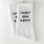 I don't give a Sock Statement Socken – Bio-Baumwolle, Made in EU