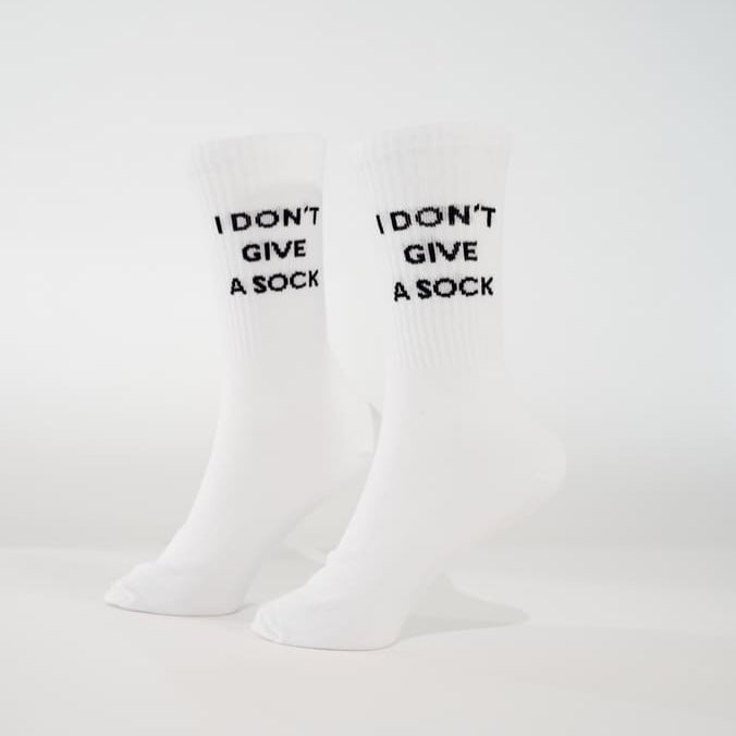 I don't give a Sock Statement Socken – Bio-Baumwolle, Made in EU — Ansicht 4
