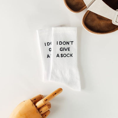 I don't give a Sock Statement Socken – Bio-Baumwolle, Made in EU