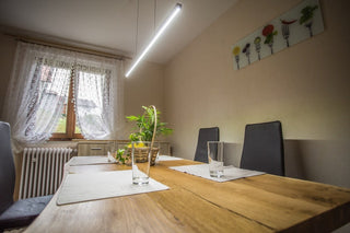 Pendellampe aus Holz