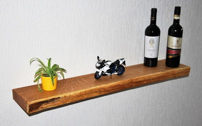 Wandboard Ligno Massivholz mit Baumkante – 60 oder 100 cm