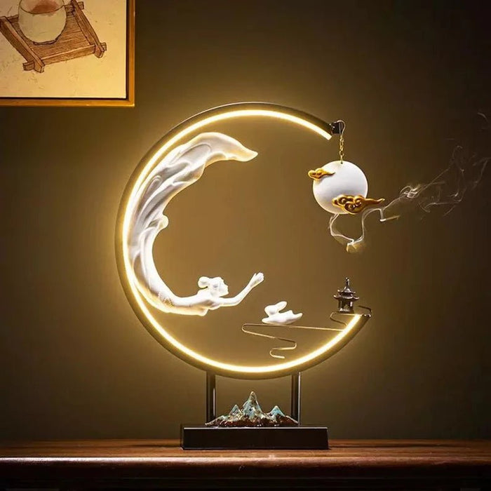 Celestial Moon Incense Burner Lamp — Prosper58