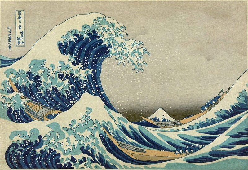The Great Wave of Kanagawa Poster – Hokusai Kunstdruck UV-beständig — Ansicht 4
