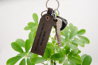 Monogramm-Schlüsselanhänger mit Gravur – Personalisiert, italienisches Leder — Ansicht 9