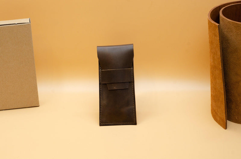 KATAAB Monogram Italian Leather Pencil Case – Handmade Berlin — Ansicht 6