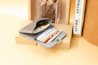 Kleine Leder Geldbörse – Handgemacht | Unisex | Minimalistisch