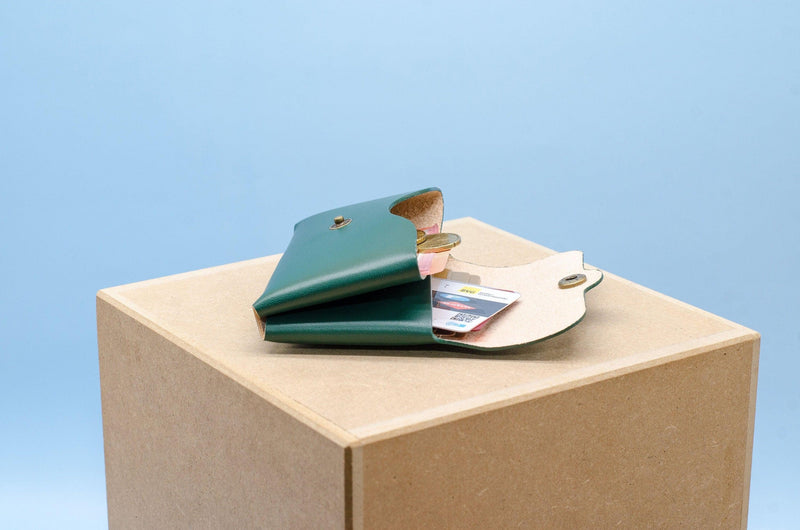 Handmade Leather Wallet – Unisex | Card Holder | Minimalist — Ansicht 2