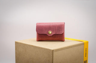 Minimalistischer Leder Geldbeutel – Echtleder | Handmade | Kompakt Berlin