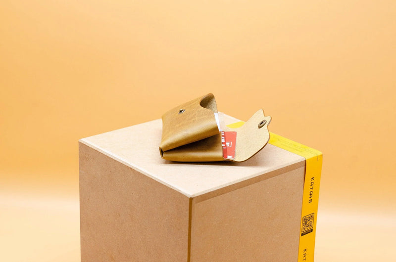 Leather Wallet Berlin Edition – Genuine Leather, Handmade, Minimalist — KATAAB