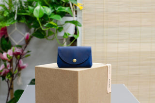 Minimalistisches Damen-Portemonnaie – Echtleder | Handmade | Kompakt Berlin