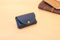Small Women's Wallet Anthracite – Genuine Leather Handmade Berlin