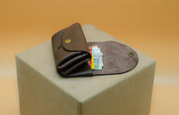 Small women's genuine leather handmade wallet Berlin minimalist — Ansicht 1