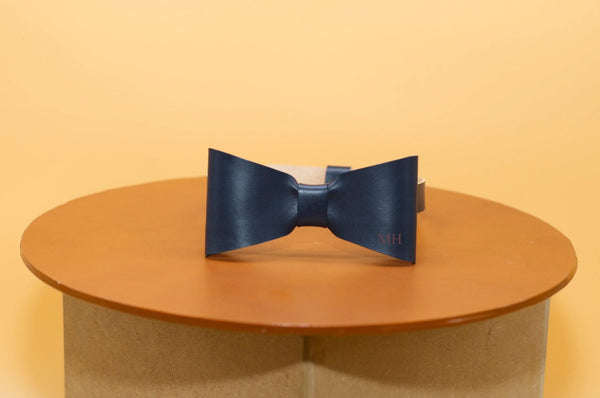 Engraved Leather Bow Tie – Handmade from Italian Leather | KATAAB