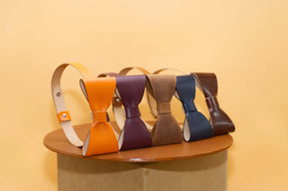 Lederfliege Berlin Edition – Echtleder | Handmade | Personalisierbar