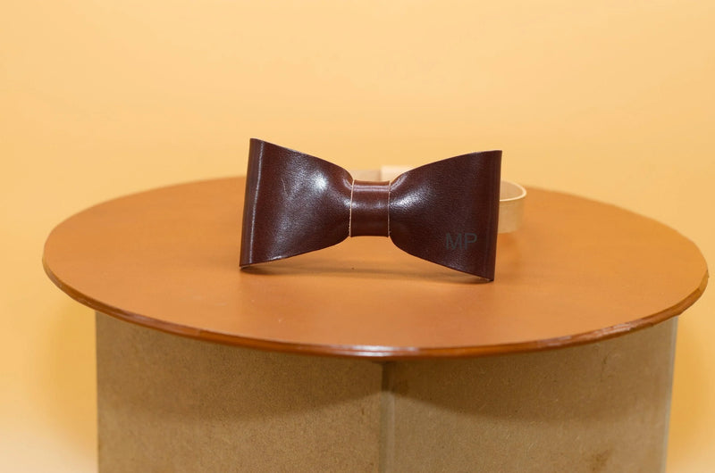 Engraved Leather Bow Tie – Handmade from Italian Leather | KATAAB — KATAAB