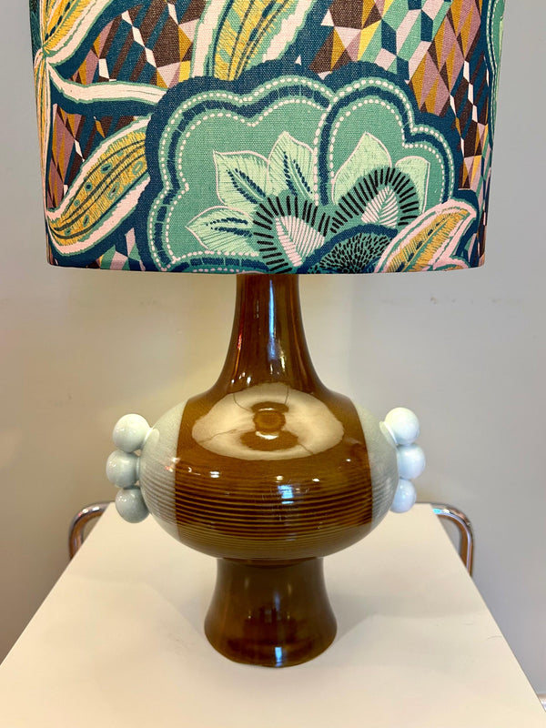 Upcycled Table Lamp made from Czech Studio Pottery – Mid Century Design