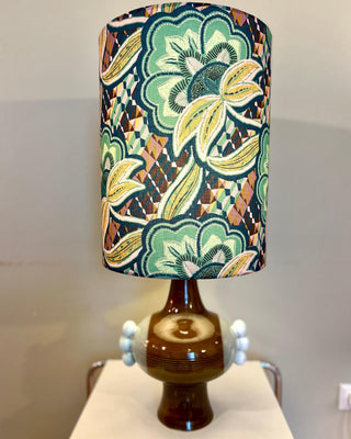 Tischlampe aus tschechischer Studiokeramik