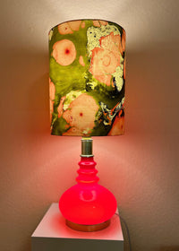 Restored Peill & Putzler Lamp Red Opal Glass Mid Century Table Lamp — Ansicht 1
