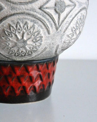 Große Bay-Keramik Lampe – Brutalismus | Fat Lava | Mid Century