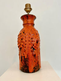 Large Table Lamp Carstens Tönnieshof Fat Lava – Ceramic Mid Century — Ansicht 5