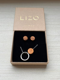 Necklace Olive Wood & Circle – Handmade in Cologne — Ansicht 5