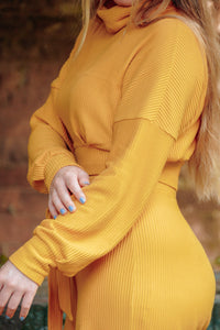 Aila Cropped Jumper amber turtleneck fitted sustainable — Ansicht 4
