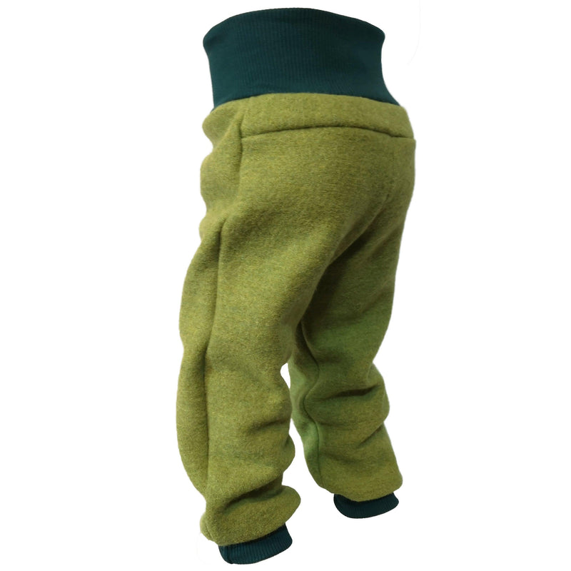 Kinderhose aus Bio-Wolle – Wollwalk Blau, mitwachsend — Ansicht 6