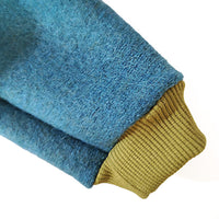 Organic Wool Jumper in Boiled Wool - Blue for Babies & Kids — Ansicht 9