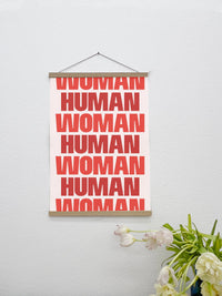 Sale: Woman Human A2 Canvas Print – Bruna Silva Berlin — Ansicht 1